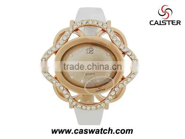 Fashion Four leaves shape ladies diamond watch with Fashion Four leaves shape ladies diamond watch with separable watch case