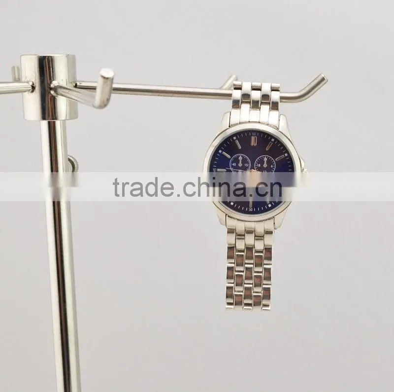 Classic mans business watch fake three eyes quratz waterproof watch