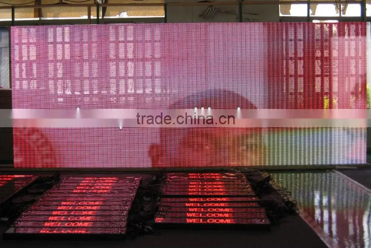 Outdoor stage background Led mesh display