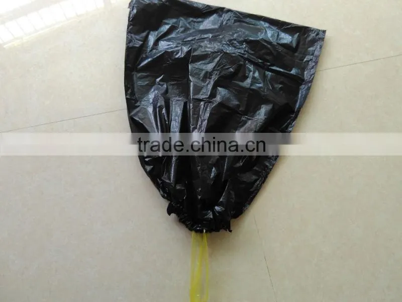 Cheap black drawstring trash bags from China supplier