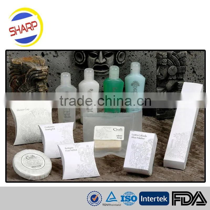 Professional hotel bathroom amenities / hotel guest amenities by several decades years