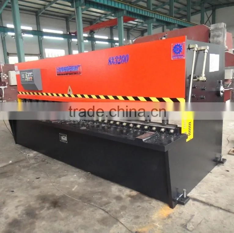 hydraulic shearing machine qc12y 8 x 3200