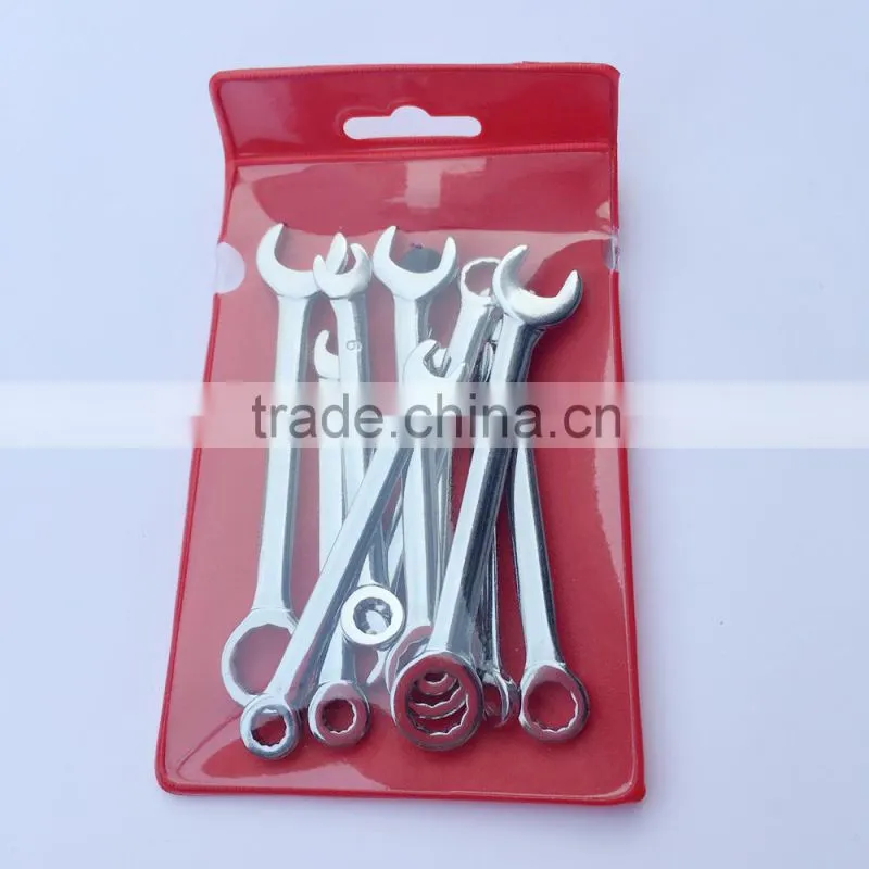 Mini Open End Spanner Wrench Set 7pc 3-5.5mm Flat Offset