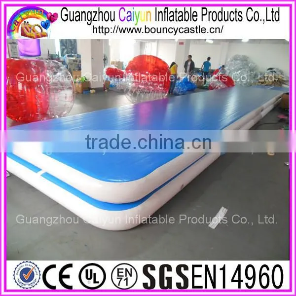 High Quality Blue 20cm Inflatable Air Track For Gym