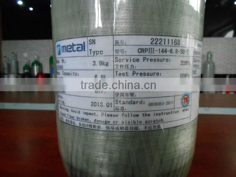 6.8 Liter Composite Cylinder