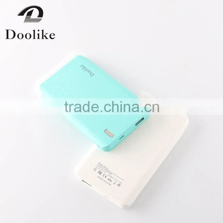 2016 newest 6000mah led torch light outdoor pocket power bank
