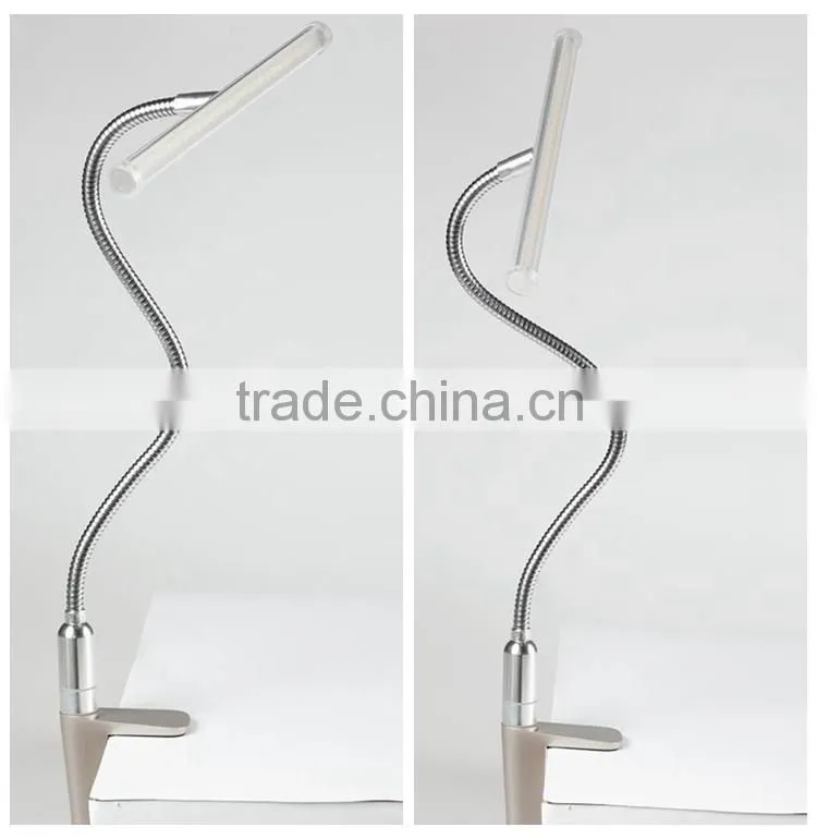 The brightness adjustable LED chip Gooseneck Reading Light