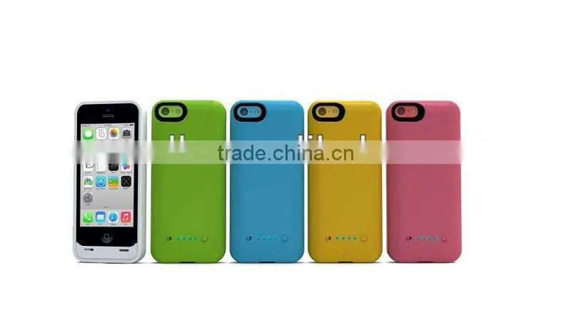 2600mAh External Backup Power Battery Charger Cover Case For Apple Iphone 5c