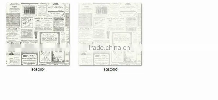 discounted printed pvc coated wallpaper, ivory vintage special design wall sticker for teenage , peel and stick wall decal deco