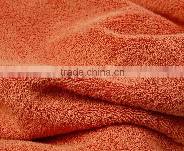 100% cotton loop back terry jersey plain dyed fabric