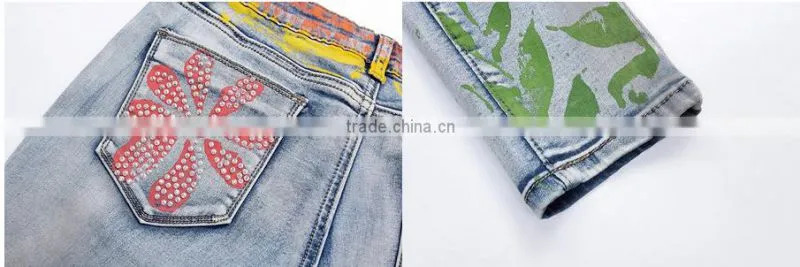 Fashion Denim Skinny Jeans Woman Plus Size Pencil Pants For Women