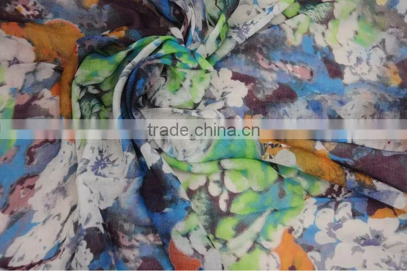 thin wool scarf custom design top quality 100% thin wool scarf