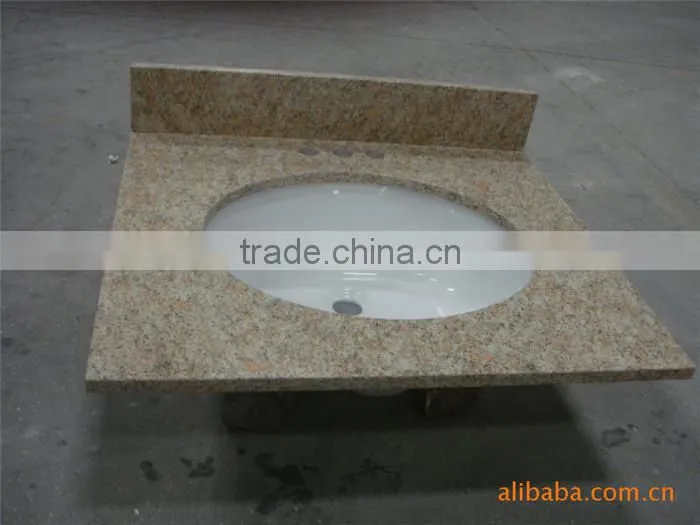 tiger skin red stone bathroom vanity top without splashboard