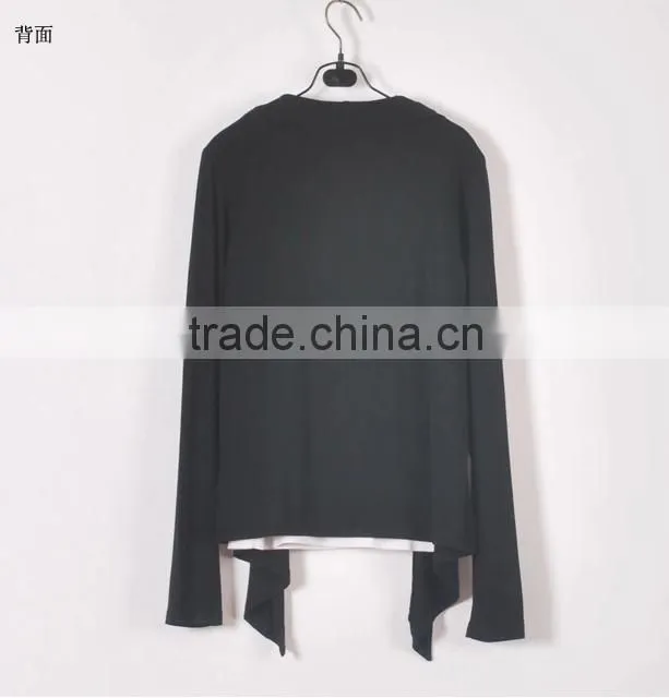 European style modal female long-sleeved cardigan jacket air conditioning shirt thin coat solid color women cardigan