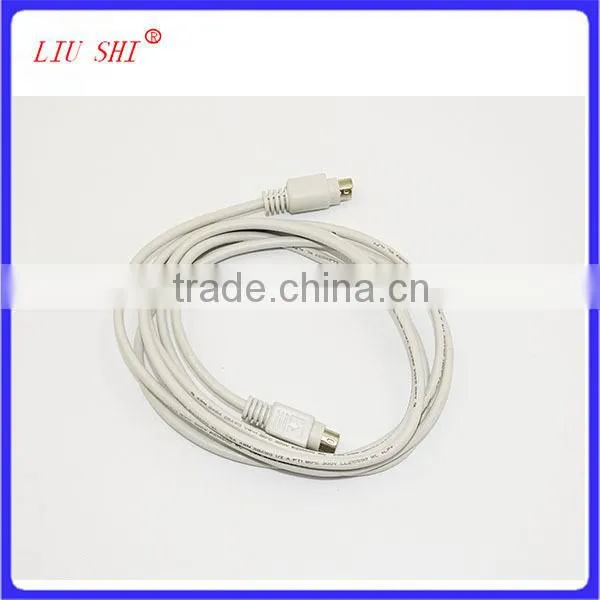 custom mini din plug connector cable , medical equipment cable