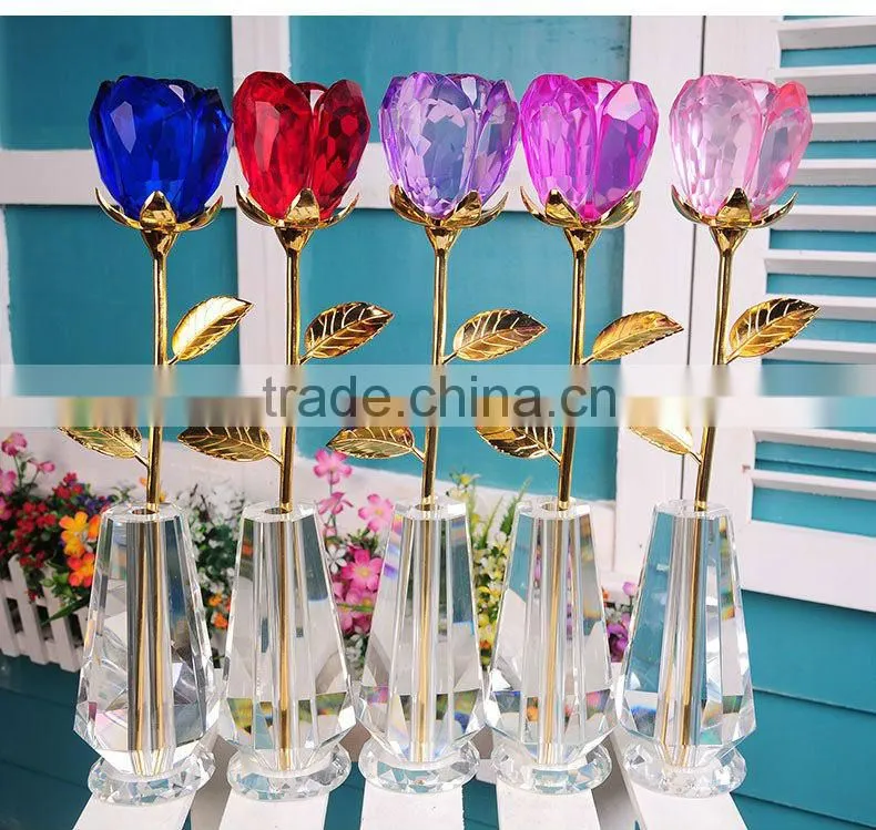 Souvenirs Crystal Gift Crystal Rose Crystal Gift Items