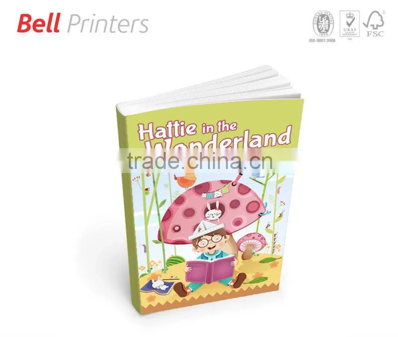 Children book with high quality drawing on eco-friendly paper