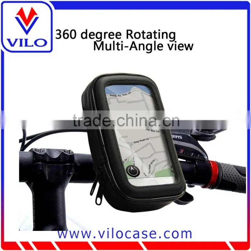 Ajustable 360 degree rotating mobile phone holder for bikes