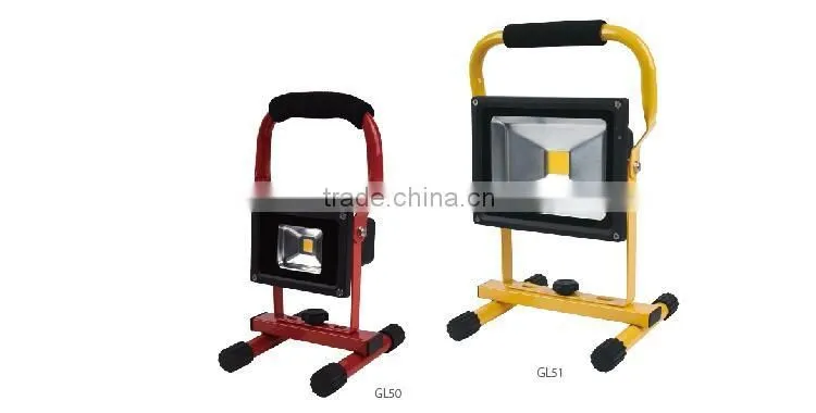 Portable Flood Light Rechargeable 20W COB LED Work Light