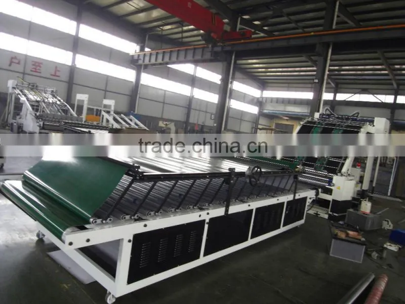 Flute corrugated cardboard laminator machine