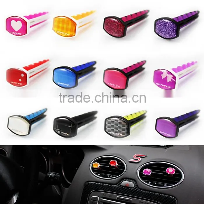 2015 Promotional mini gift vent clip car perfume/air freshener wholesale