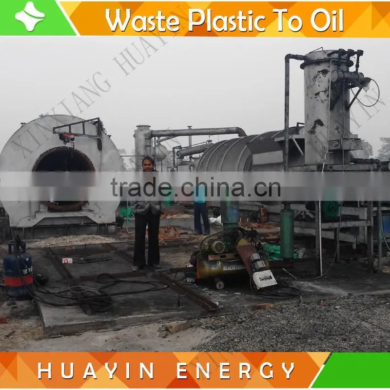 Put into cars diesel waste black engine oil recycling plant