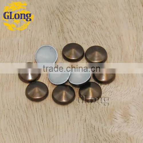 8mm Hot Fix Nailhead Mix Color Cone Aluminum DIY Accessories For Bag Shoe Phone Case Garment #GT102-8Z(Mix-s)