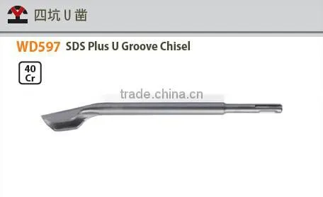 SDS Plus U Groove Chisel