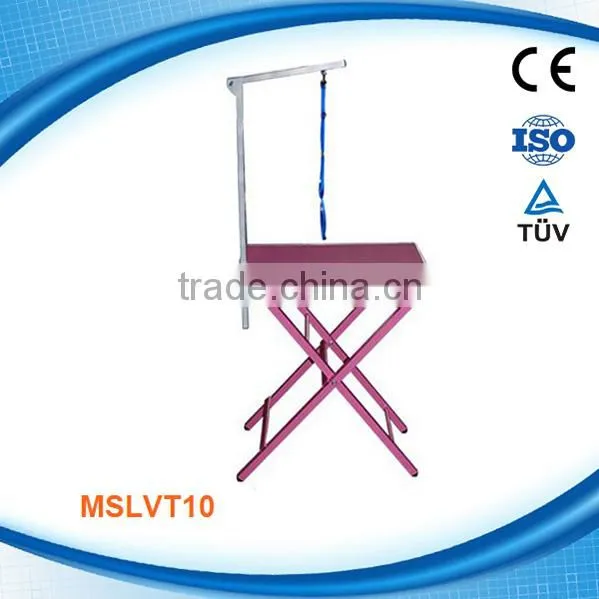 MSLVT10W Foldable dog grooming table used in various pets and dogs