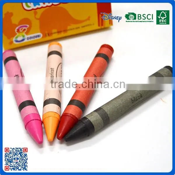 2016 Wholesale environmental 8 colors mini crayon for art