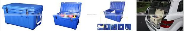 PE Material and Food Use ice chest coolers / 62Liters