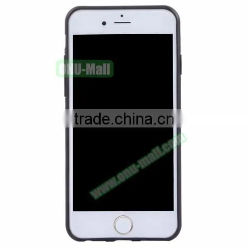Factory Price OEM Luminous Frame Transparent Case for iPhone 6, Back Cover Case for iPhone 6s