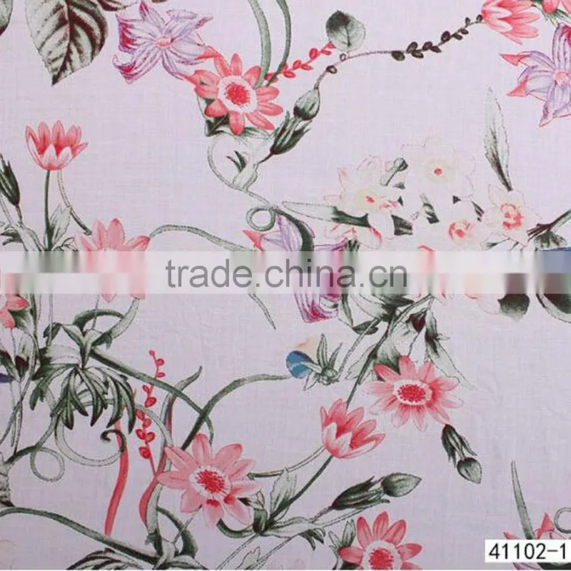 Rayon cotton fabric reactive printing Woven cloth wholesale Private clothing