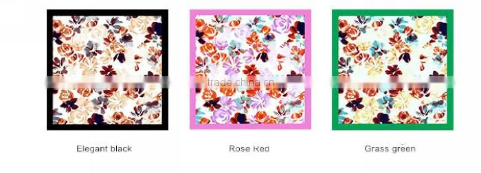 100% Silk twill Fabric Digital Print Silk Scarf Silk Scarves / kerchief /headband/hijab