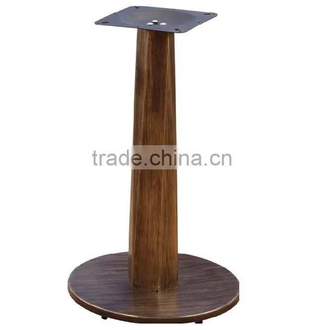 industrial style round cast iron metal dining table base leg with many colour