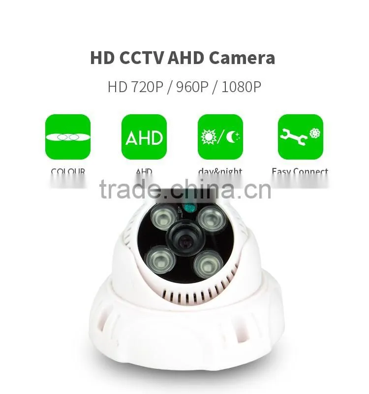 Vitevision brand low price IR mini cctv dome camera optional TVI CVI AHD