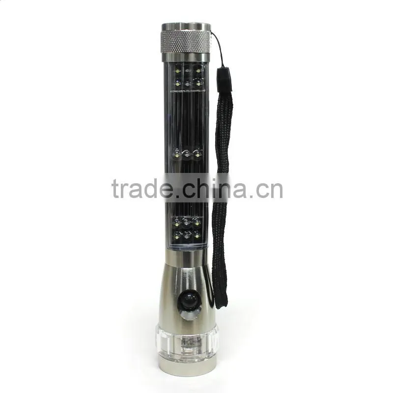 High Quality Useful Solar LED Aluminum Flshlight