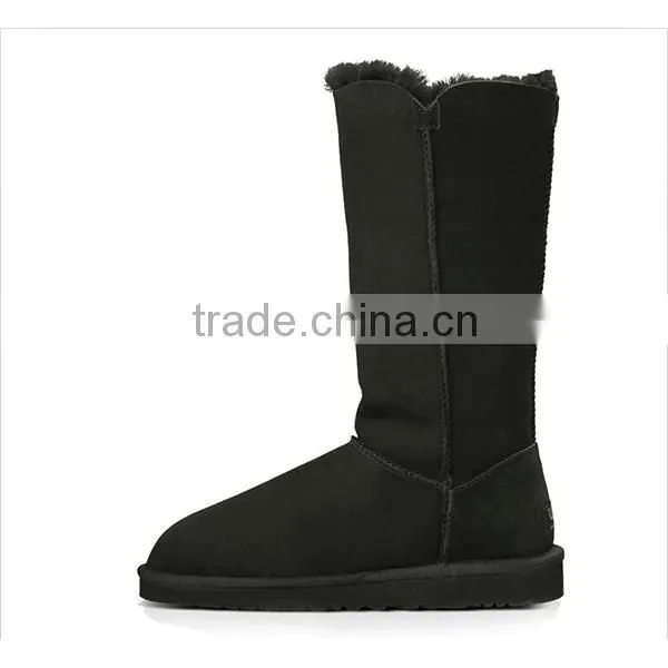 Latested fashion winter geninue leather boots women