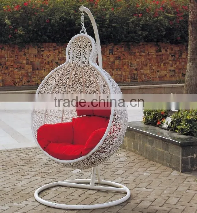 0503balcony garden elegant comfortable rattan hanging swing egg chair YPS080