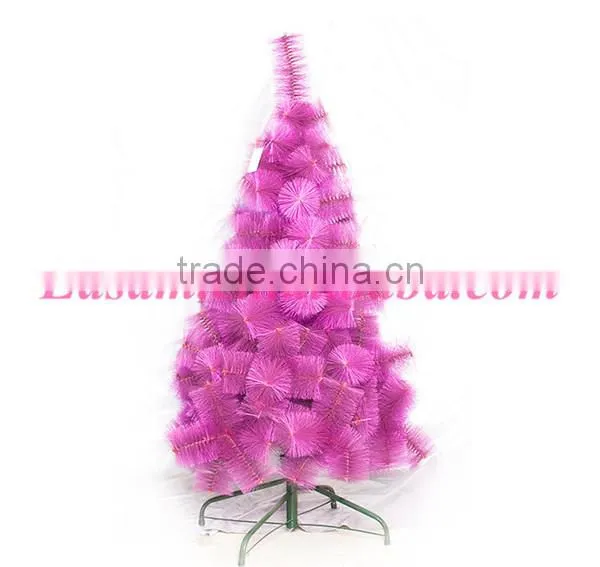 Hot selling christmas decor,wholesale pine needle Red christmas tree