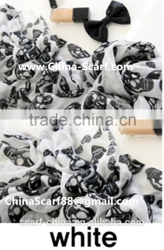 Kito scarf skull shawl scarf