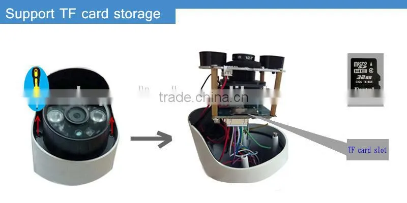 Wireless outdoor ip camera Wifi ip camera with sd card cctv camera