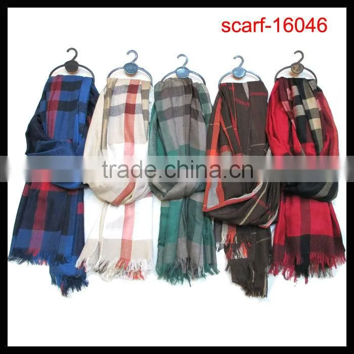 fashion wholesale plain cotton scarf