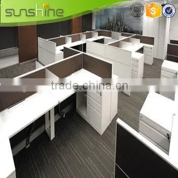 space saving furniture workstation artificial slab office environment