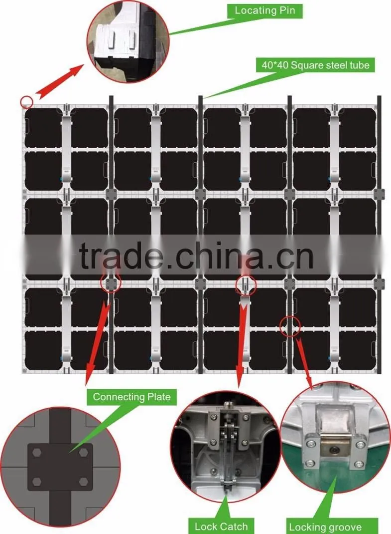 SMD3528 RGB P4mm Indoor led screen display for advertising using