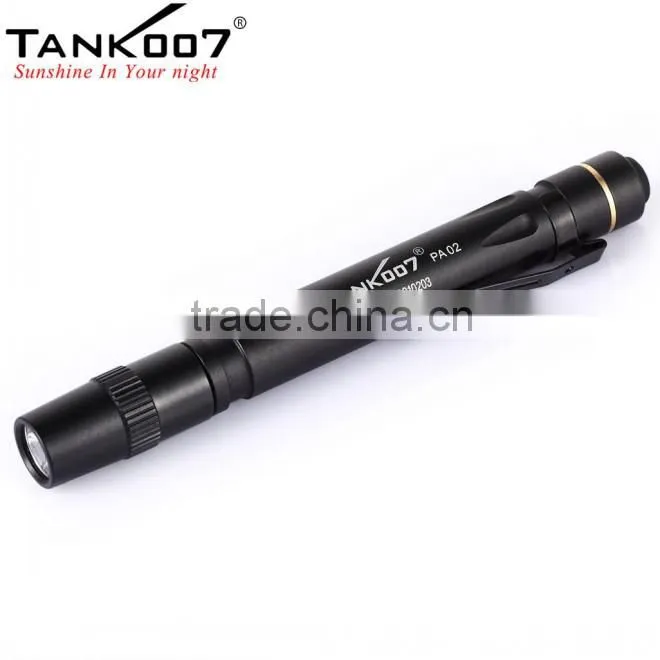TANK007 Promotional Gift LED pen torch light/LED pen flashlight/mini pen torch PA02