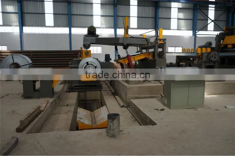 Steel strip coil cut to length line