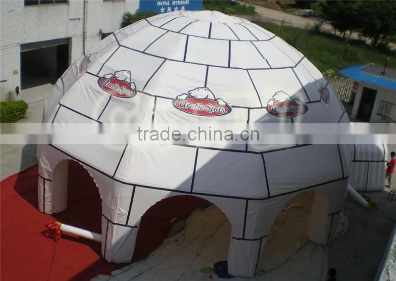 inflatable dome tent