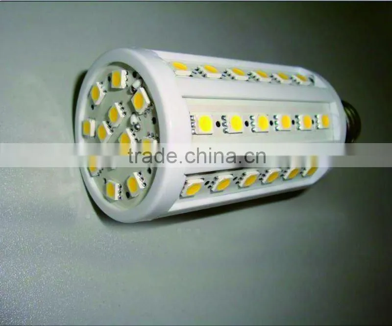 AC85-265V input globe used 36pcs SMD5050 5W led corn light/E27 led bulb light