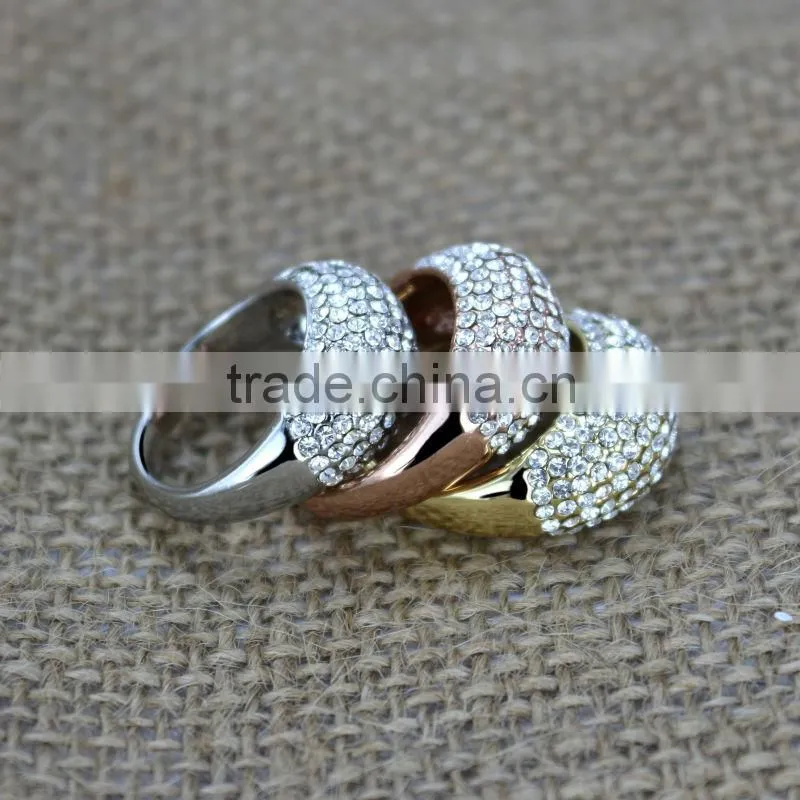 rings with crystals